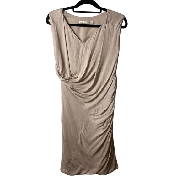 All saints Japanese cloth silk pink dress women’s size 6 - Picture 1 of 13